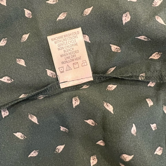 NWT Max Studio Elegant Green Polka Dot Dress - Picture 9 of 10